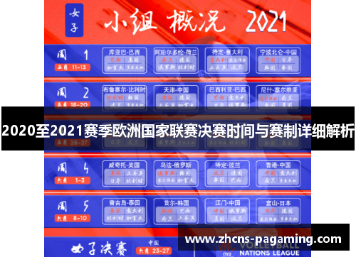 2020至2021赛季欧洲国家联赛决赛时间与赛制详细解析 2020至2021赛季欧洲国家联赛决赛时间与赛制详细解析